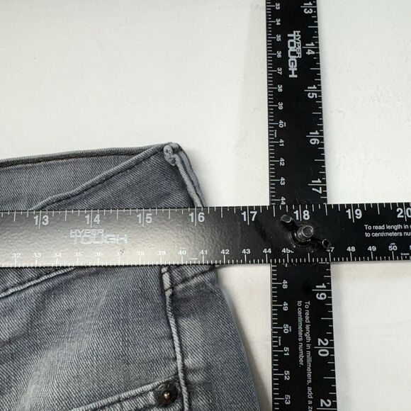 Levi’s 511 Gray Wash Distressed Denim Jeans Slim Straight Men’s W34 L34 - Picture 7 of 8